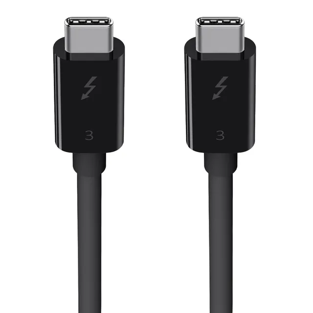 belkin-cavo-thunderbolt-3-usb-c-a-usb-c-da-100w-0-8-m-nero-trasferimento-40-gbps image 1