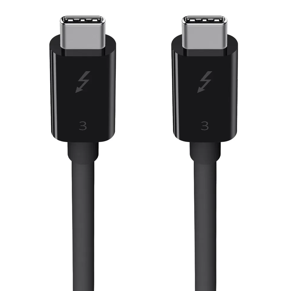 belkin-cavo-thunderbolt-3-usb-c-a-usb-c-da-100w-0-8-m-nero-trasferimento-40-gbps image 1