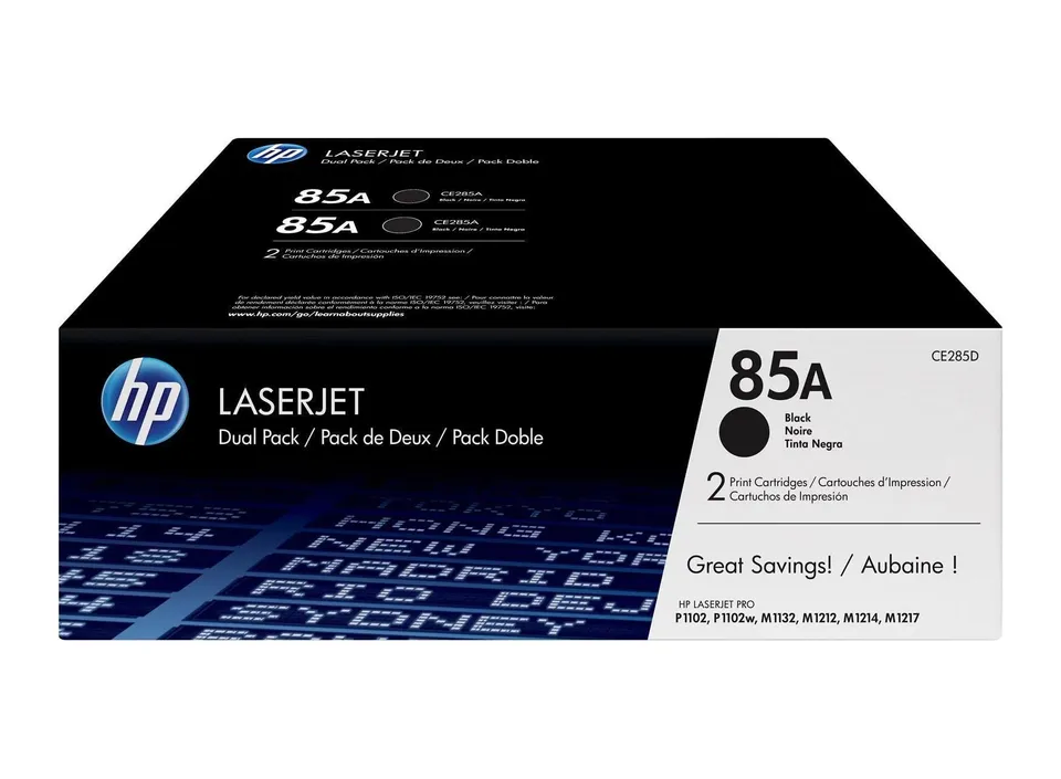 hp-85ad-ce285ad-multipack-2-toner-originali-hp-neri-1600-pagine-ciascuno-per-las image 1