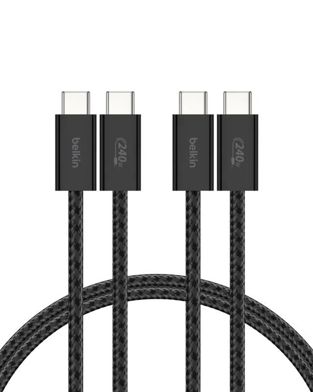 belkin-boostcharge-confezione-da-2-cavi-intrecciati-usb-c-a-usb-c-da-1-5-m-240-w image 1