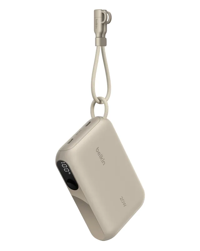 belkin-boostcharge-power-bank-10000-mah-sottile-con-2-porte-usb-c-display-digita image 1