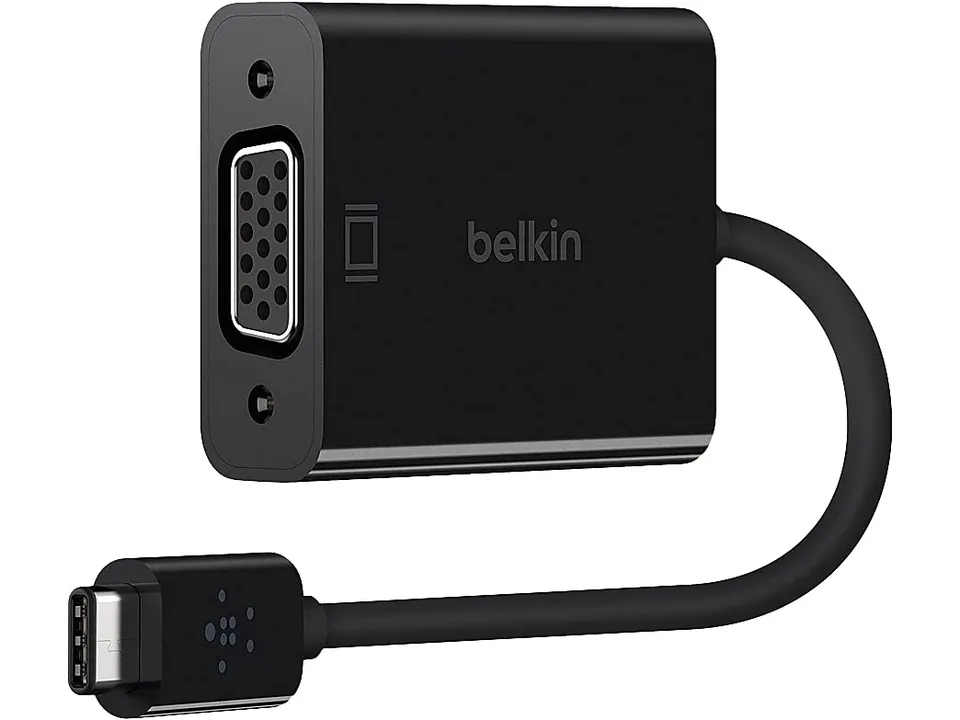 belkin-f2cu037btblk-adattatore-usb-c-a-vga-con-cavo-da-15-cm-plug-and-play-compa image 1