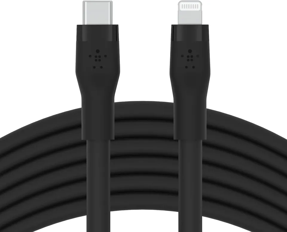 belkin-boostcharge-flex-cavo-usb-c-a-lightning-in-silicone-da-3-m-mfi-ricarica-r image 1