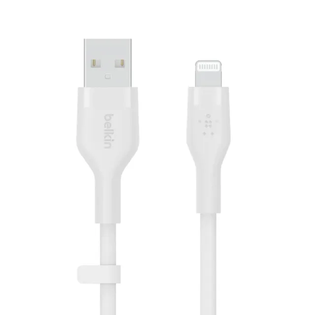 belkin-boostcharge-flex-cavo-usb-a-a-lightning-in-silicone-3-m-ricarica-certific image 1
