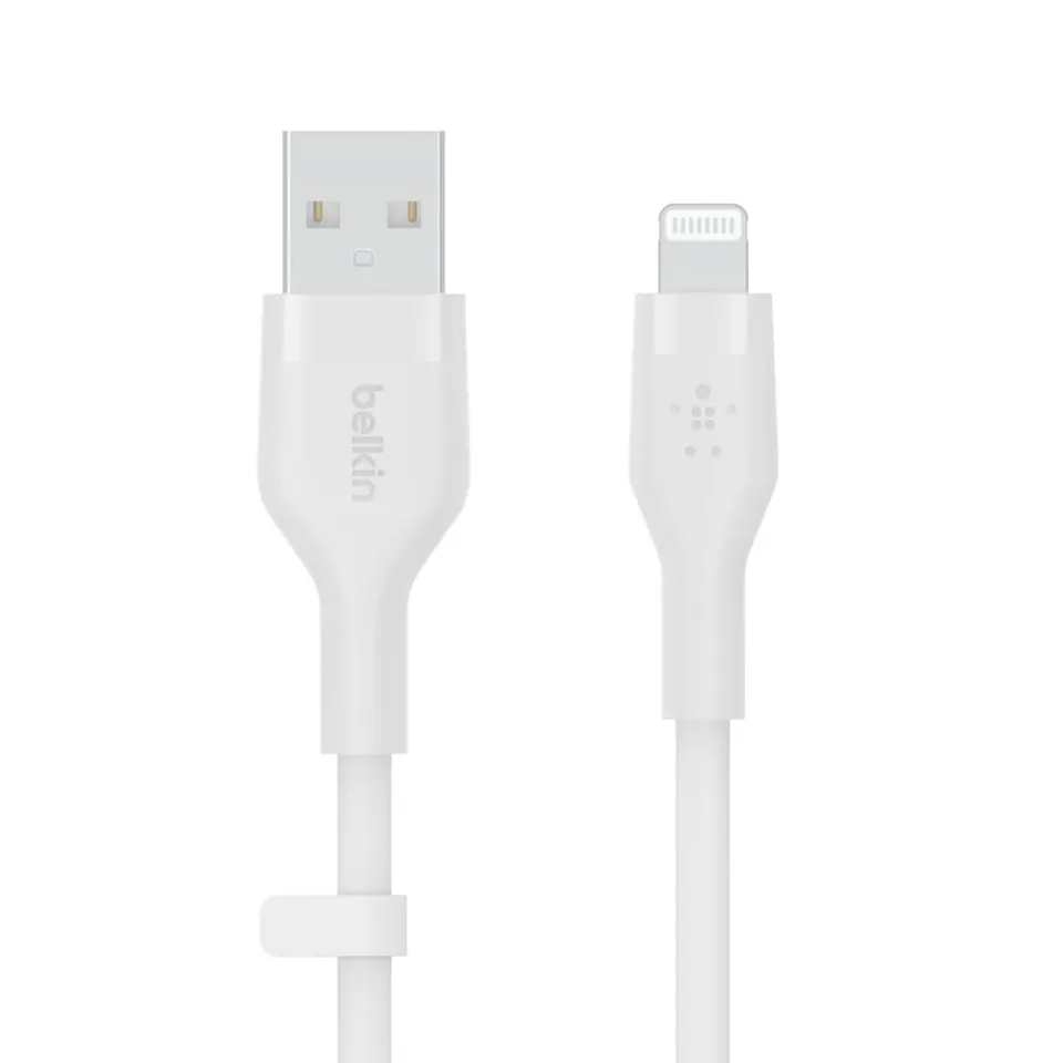 belkin-boostcharge-flex-cavo-usb-a-a-lightning-in-silicone-3-m-ricarica-certific image 1
