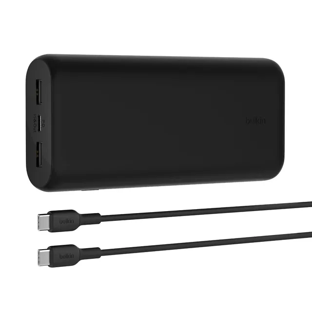 belkin-boostcharge-power-bank-20000-mah-compatta-con-3-porte-usb-c-2-usb-a-pd-20 image 1