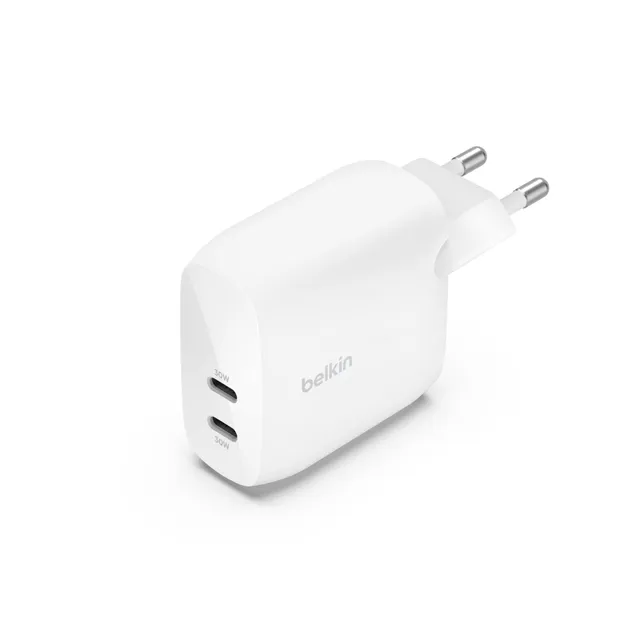 belkin-boostcharge-caricabatteria-da-muro-doppio-usb-c-60-w-con-pps-per-iphone-s image 1