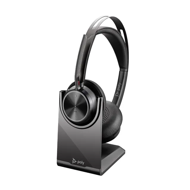 poly-voyager-focus-2-a58jdaa-headset-usb-c-con-anc-e-supporto-di-ricarica-microf image 1