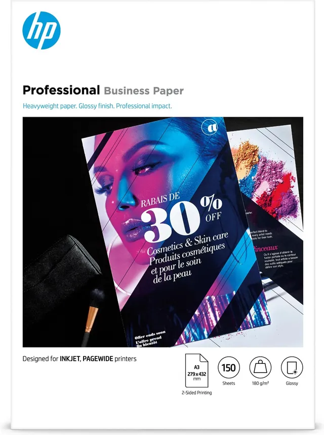hp-professional-business-7mv84a-carta-professionale-lucida-a3-180-g-m-confezione image 1