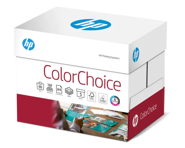 hp-chp370-colour-choice-carta-laser-a4-500-fogli-bianco-opaco-per-stampa-fronte- image 1