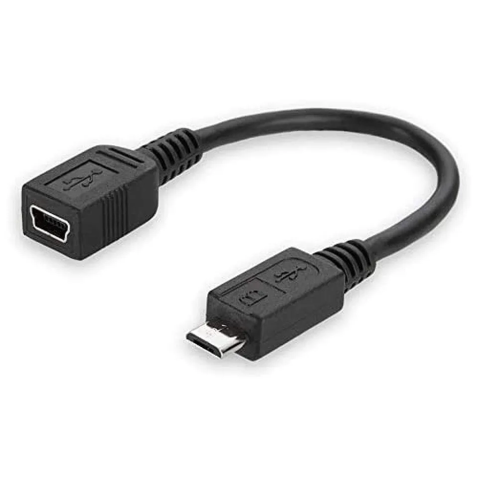 belkin-f3s005cp-adattatore-usb-mini-5p-a-micro-usb-maschio-femmina-convertitore- image 1
