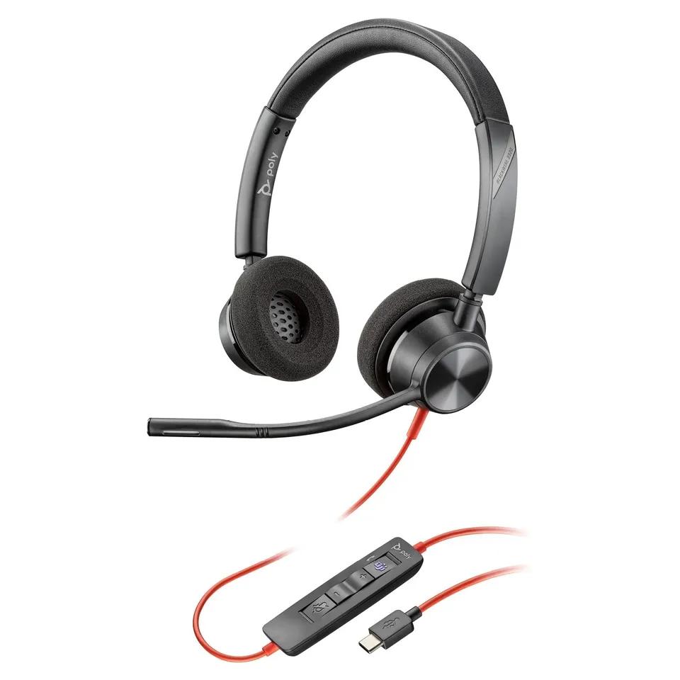 poly-hp-blackwire-3320-cuffia-cablata-usb-a-usb-c-microfono-anti-rumore-certific image 1