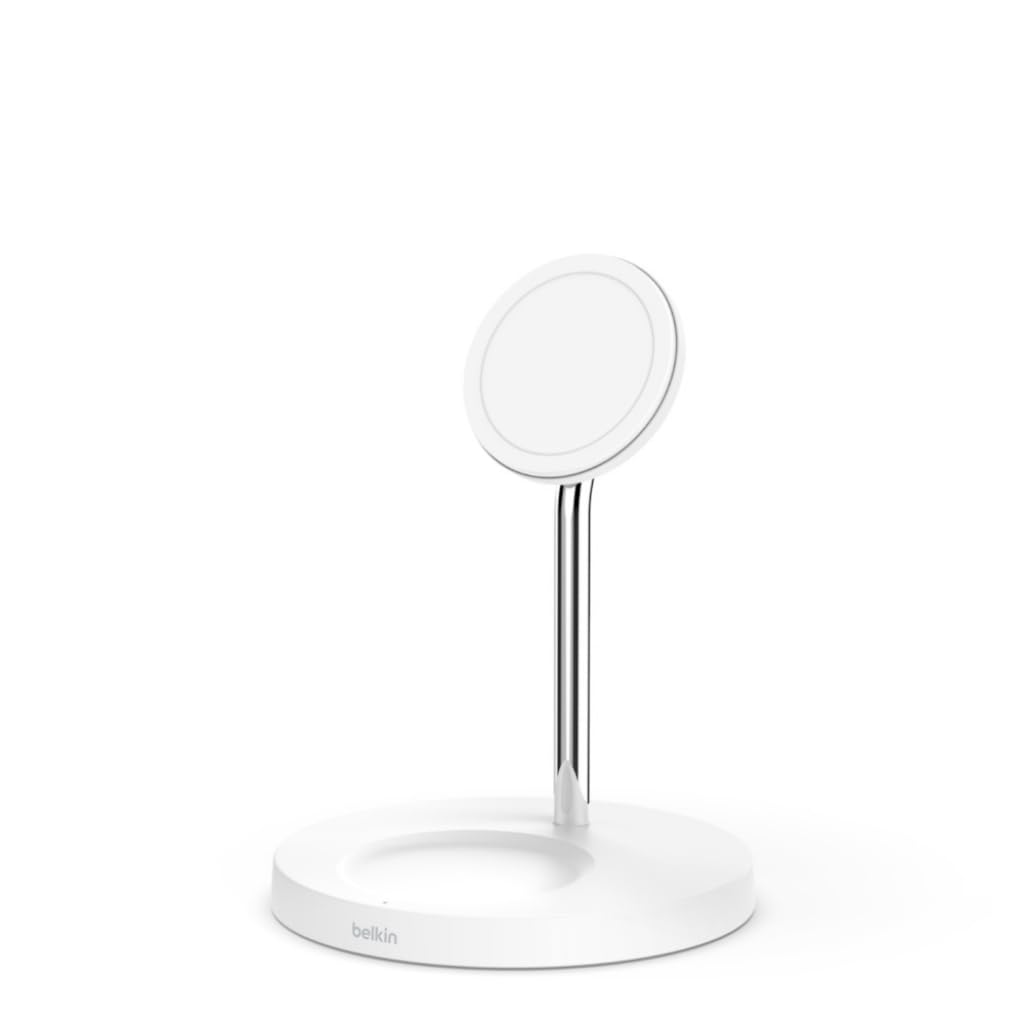 belkin-caricabatterie-wireless-2-in-1-magsafe-15w-con-alimentatore-incluso-per-i image 1