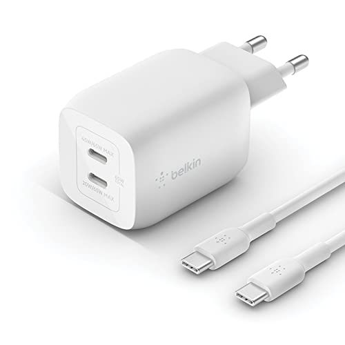belkin-doppio-caricabatteria-da-parete-usb-c-65w-gan-con-pd-3-0-e-cavo-usb-c-c-i image 8