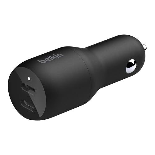 belkin-36w-dual-usb-c-pd-car-charger-dual-18w-power-delivery-car-charger-for-iph image 7