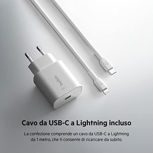 belkin-25w-power-delivery-caricatore-usb-c-pd-3-0-pps-con-cavo-usb-c-lightning-r image 6