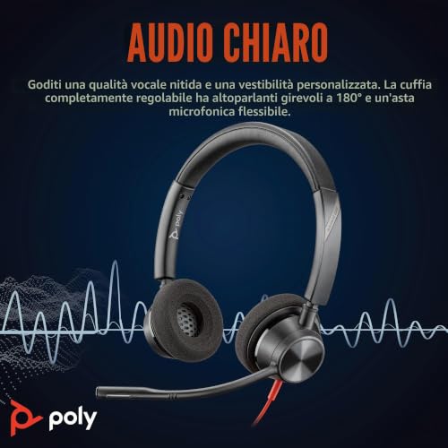 poly-hp-blackwire-3320-cuffia-cablata-usb-a-usb-c-microfono-anti-rumore-certific image 8