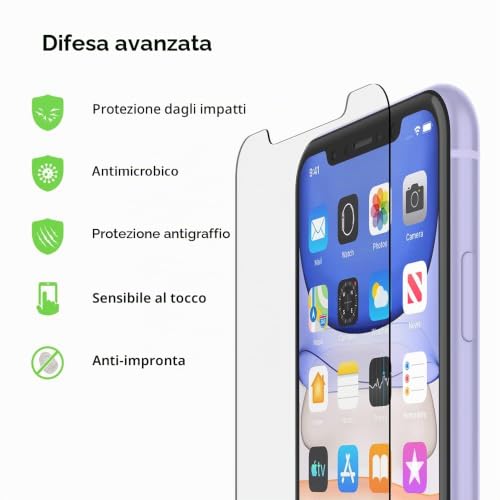 belkin-pellicola-protettiva-antimicrobica-in-vetro-temperato-per-iphone-11-xr-ri image 8