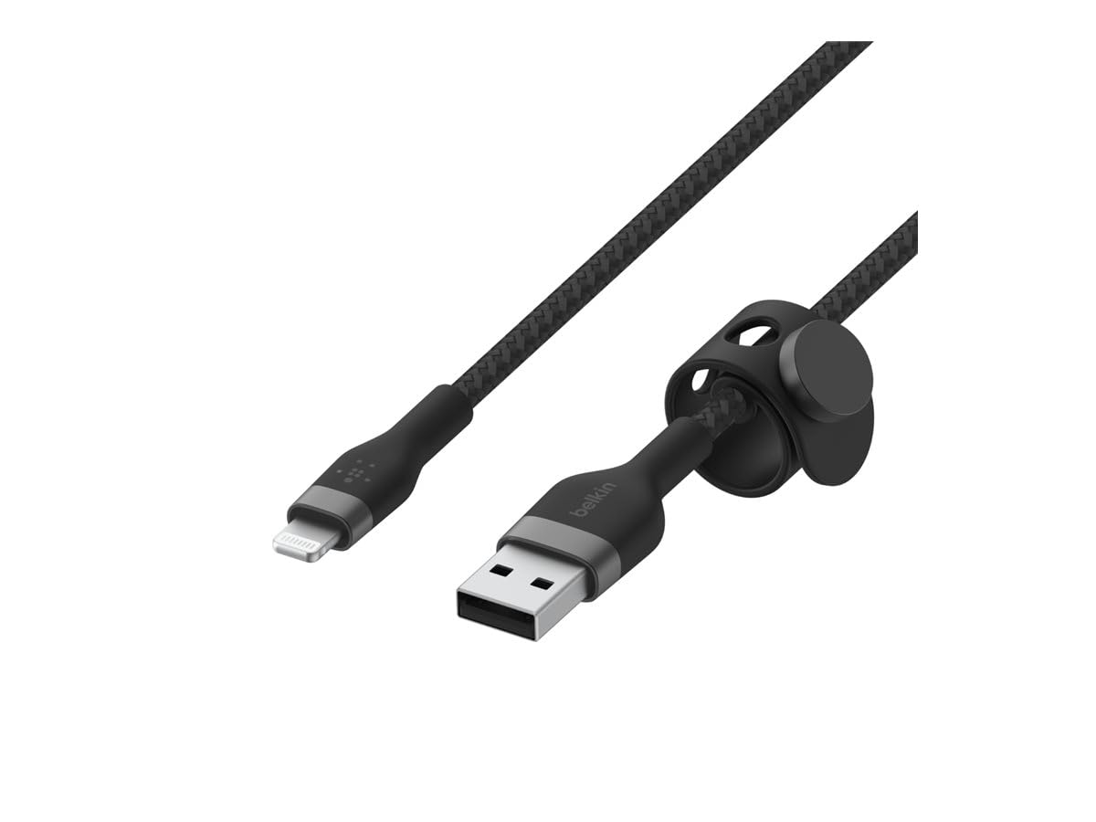 belkin-boostcharge-pro-flex-cavo-intrecciato-usb-a-a-lightning-3-m-certificato-m image 2