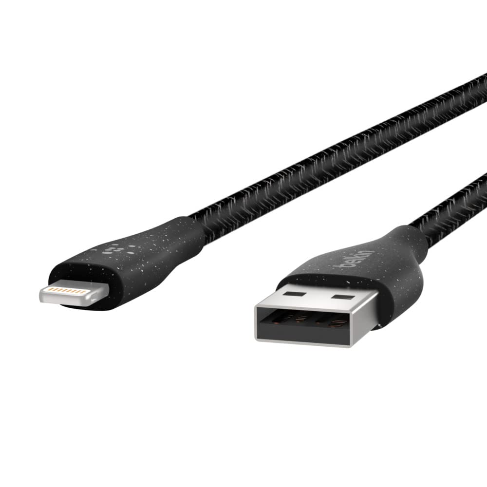 belkin-duratek-plus-cavo-lightning-a-usb-a-con-cinturino-in-pelle-3-m-nero image 3