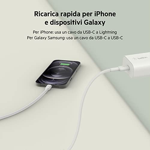belkin-25w-power-delivery-caricatore-usb-c-pd-3-0-pps-con-cavo-usb-c-lightning-r image 7