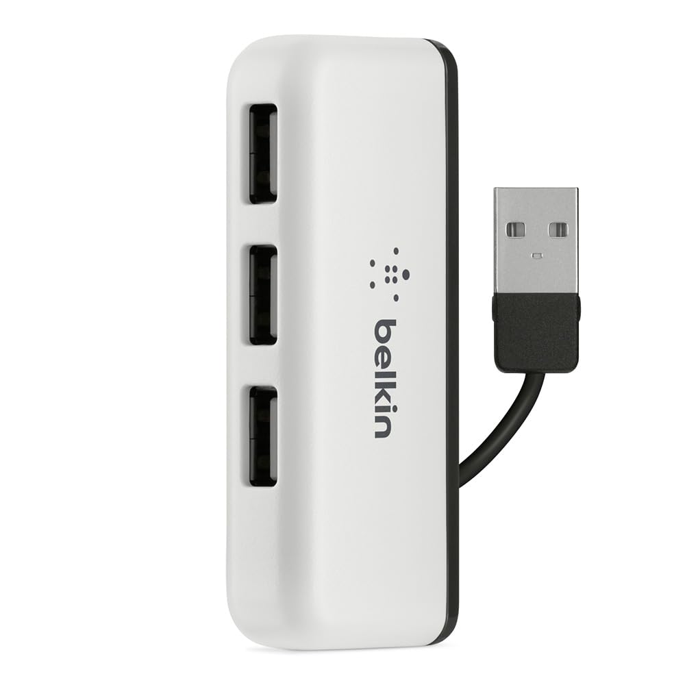 belkin-f4u021bt-hub-usb-da-viaggio-a-4-porte-usb-a-autoalimentato image 1