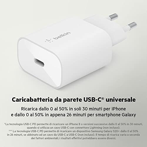 belkin-boostcharge-caricabatterie-da-parete-25w-usb-c-con-pps-power-delivery-ric image 8