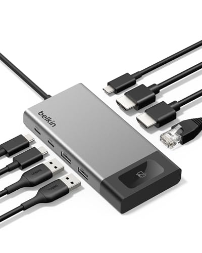 belkin-hub-usb-c-8-in-1-100w-docking-station-multiporta-con-doppio-monitor-4k-60 image 3