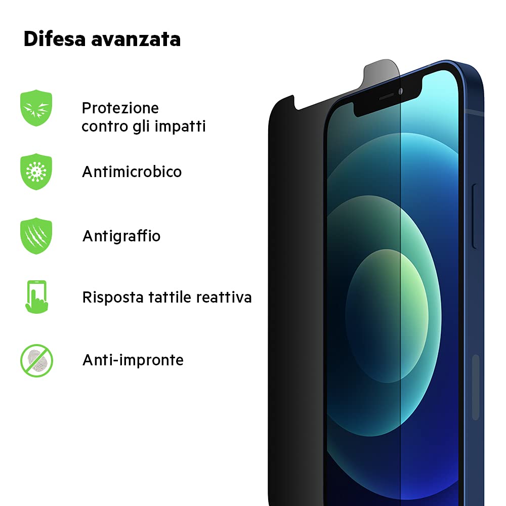 belkin-temperedglass-privacy-proteggi-schermo-antimicrobico-per-iphone-12-pro-ip image 5