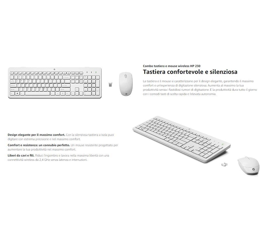hp-230-combo-tastiera-e-mouse-wireless-2-4-ghz-con-dongle-usb-a-digitazione-sile image 3