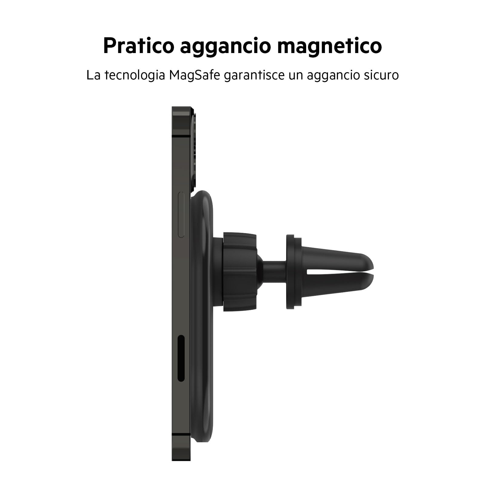 belkin-boostcharge-supporto-da-auto-magnetico-con-ricarica-wireless-magsafe-10w- image 2