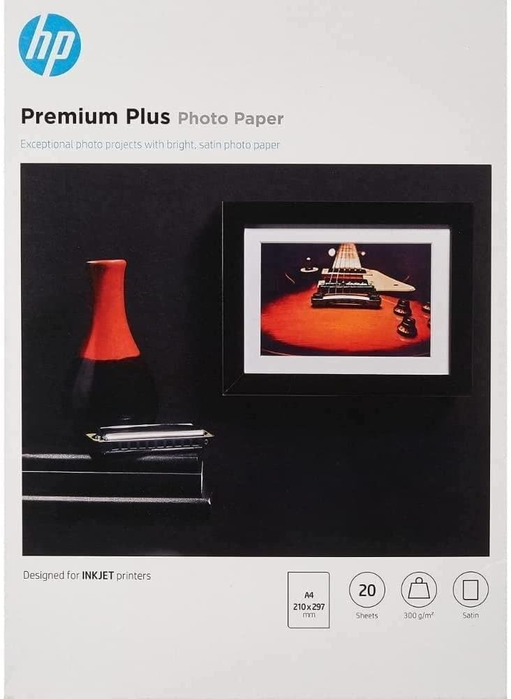 hp-premium-plus-cr673a-carta-fotografica-satinata-a4-300-g-m-confezione-da-20-fo image 1