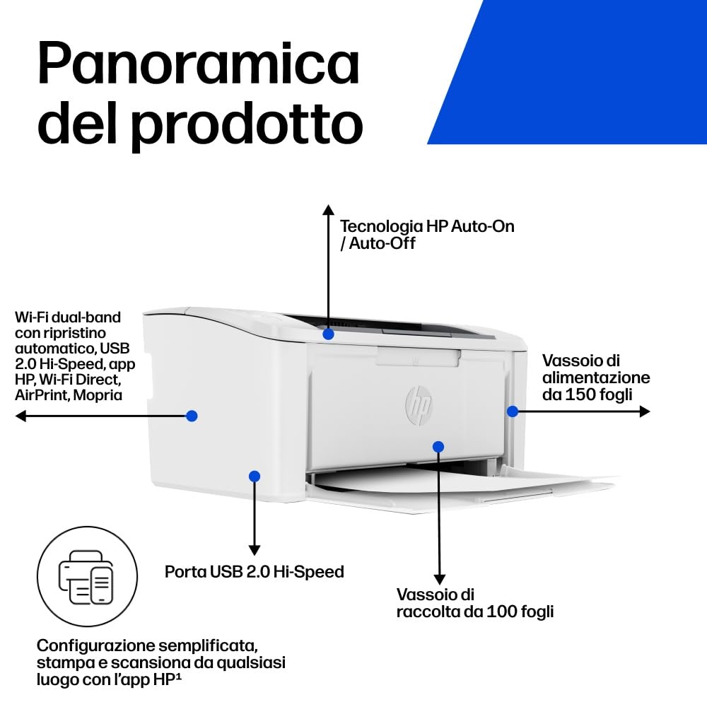 hp-laserjet-m110w-7md66f-stampante-laser-monocromatica-a4-wi-fi-20-ppm-fronte-re image 3