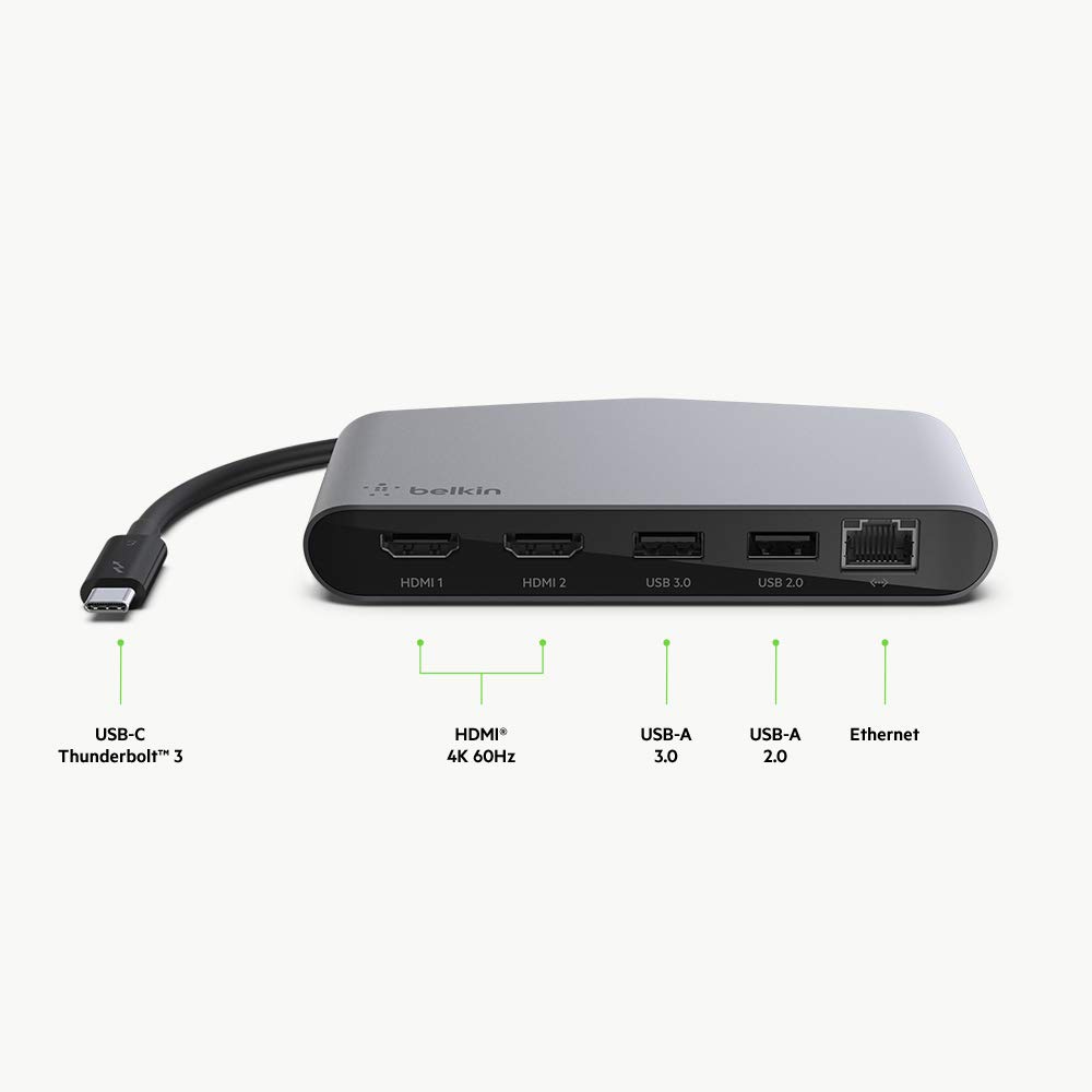 belkin-thunderbolt-3-mini-dock-con-cavo-integrato-hub-2x-hdmi-4k-60hz-usb-a-giga image 5