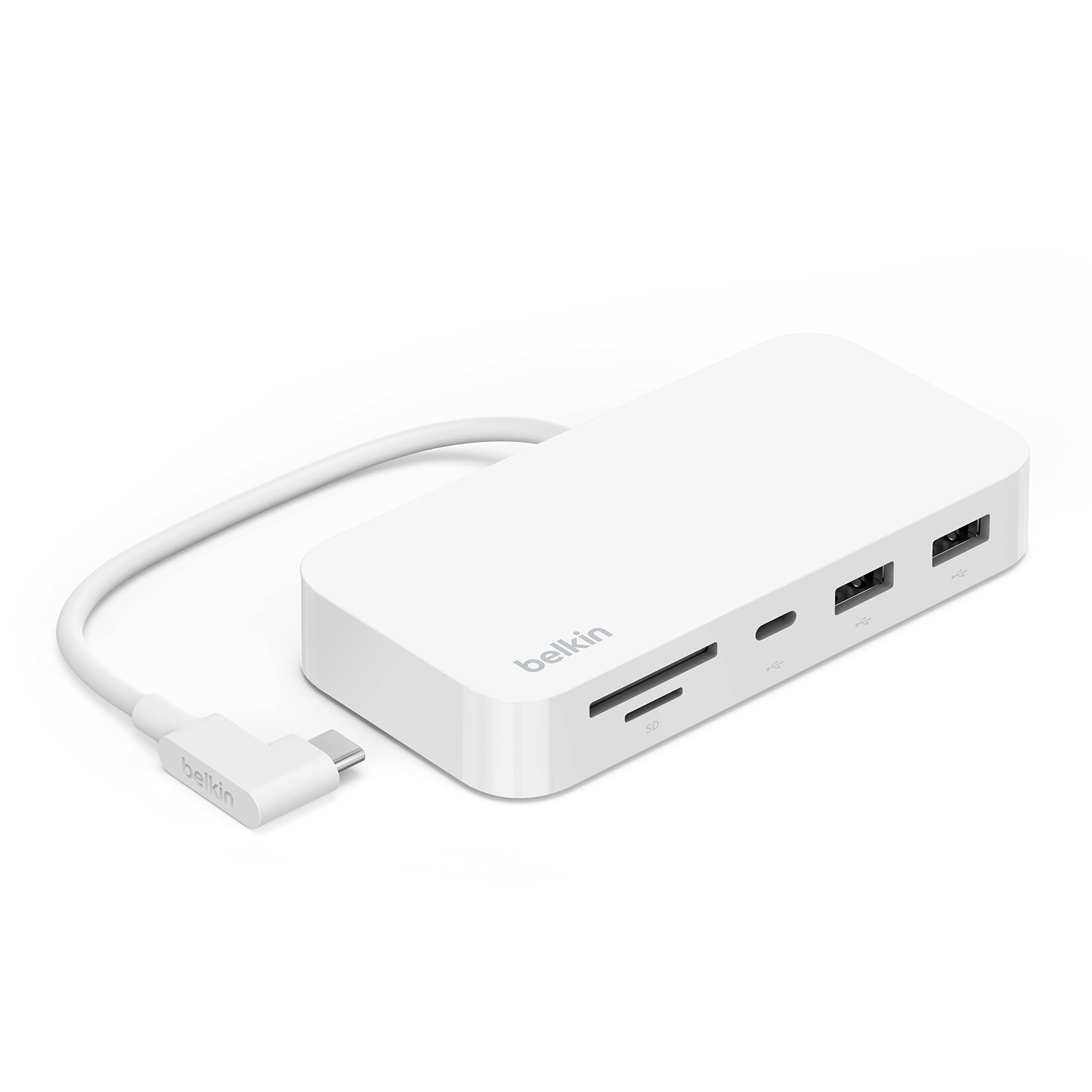 belkin-inc011btwh-hub-usb-c-6-in-1-per-imac-24-docking-con-ethernet-gigabit-sd-m image 1