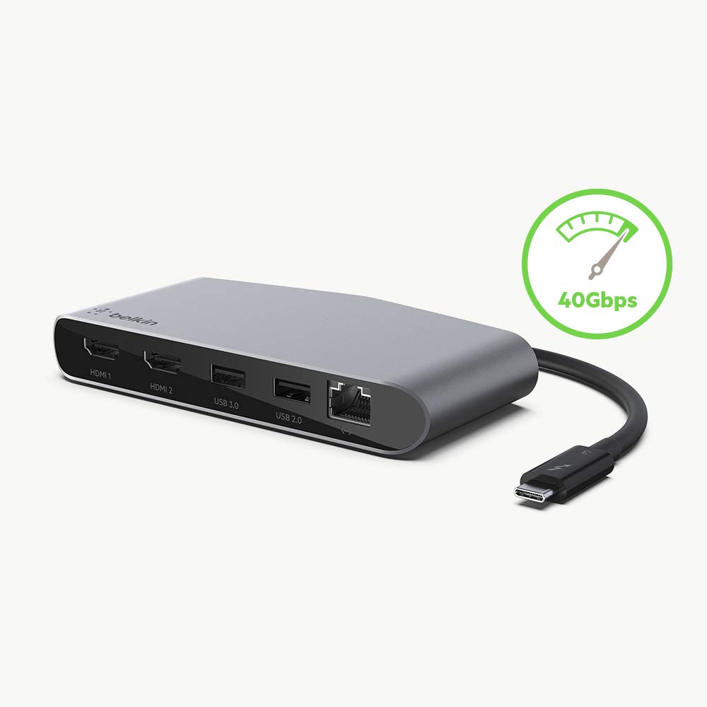 belkin-thunderbolt-3-mini-dock-con-cavo-integrato-hub-2x-hdmi-4k-60hz-usb-a-giga image 6