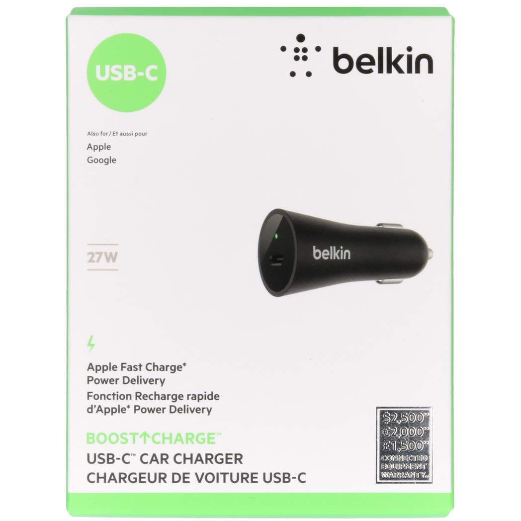 belkin-boostcharge-caricabatteria-auto-usb-c-27w-power-delivery-ricarica-rapida- image 5