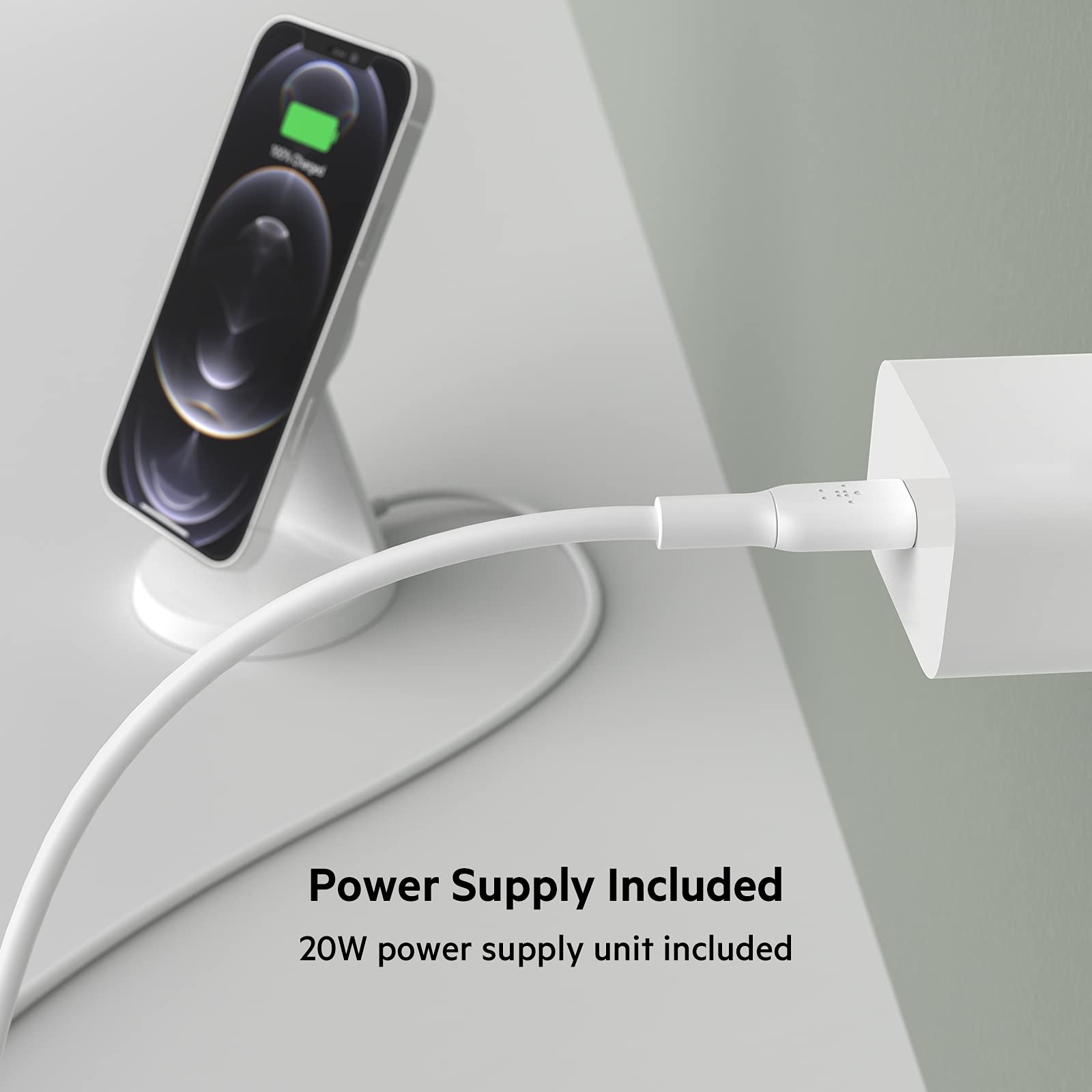 belkin-supporto-di-ricarica-wireless-magnetico-magsafe-7-5w-con-alimentatore-usb image 4