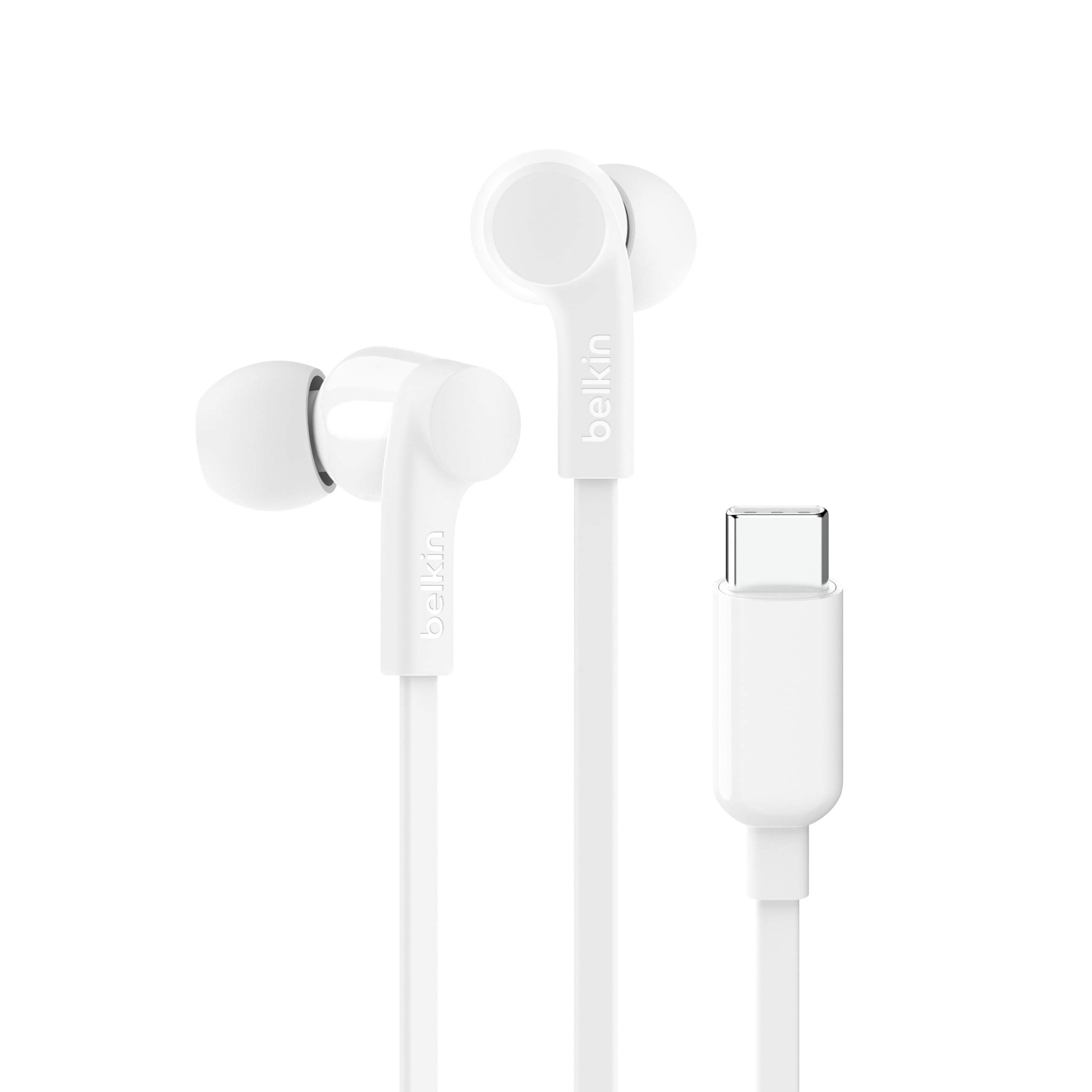 belkin-soundform-cuffie-con-filo-usb-c-driver-10-mm-microfono-cavo-anti-grovigli image 1