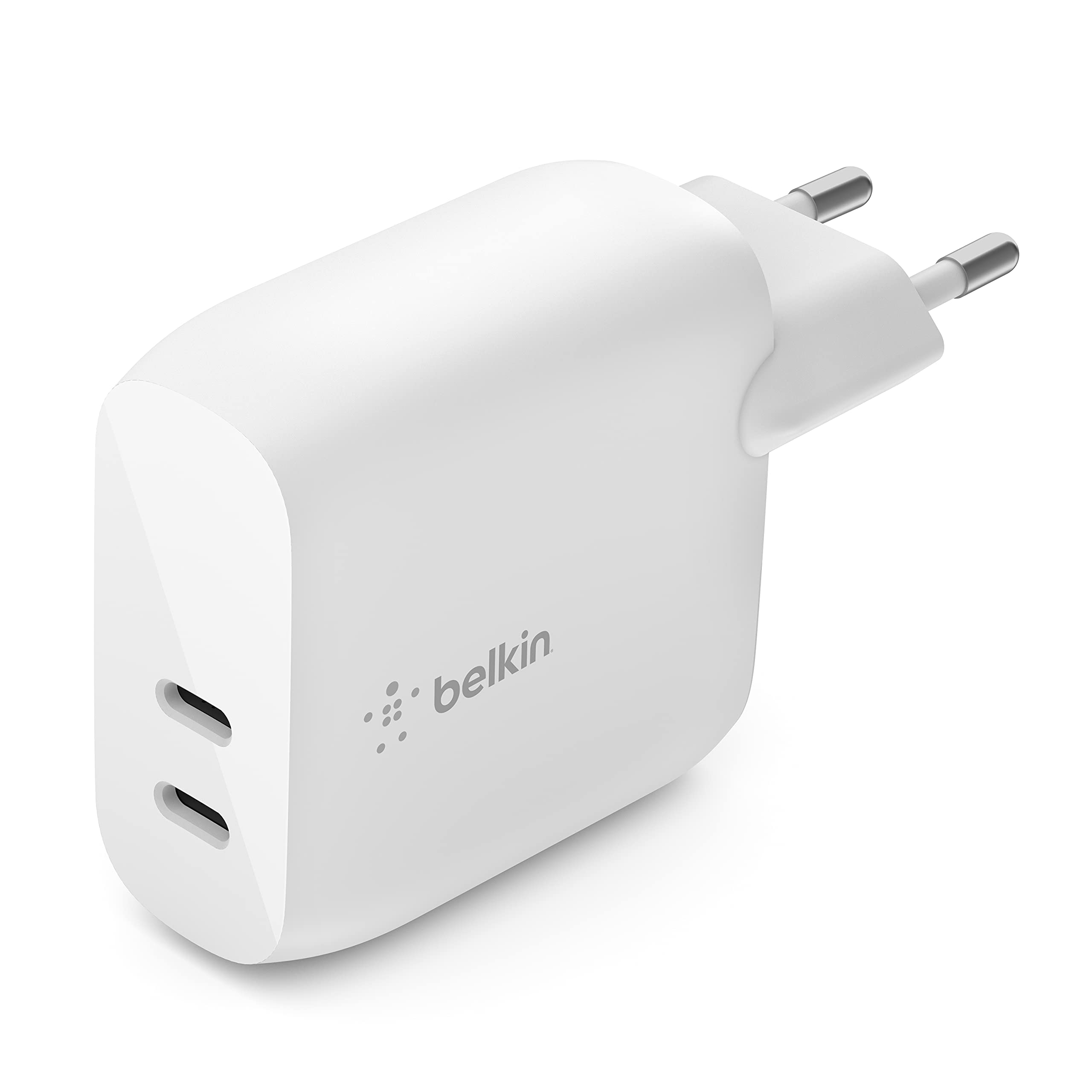 belkin-caricabatteria-da-parete-usb-c-pd-40-w-doppia-porta-2x-usb-c-20-w-ricaric image 1