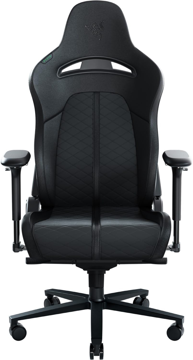 razer-enki-black-sedia-da-gaming-con-supporto-lombare-integrato-finta-pelle-mult image 1