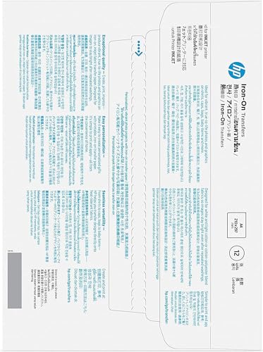 hp-c6050a-iron-on-transfers-fogli-trasferibili-a-caldo-a4-170-g-m-per-magliette- image 8