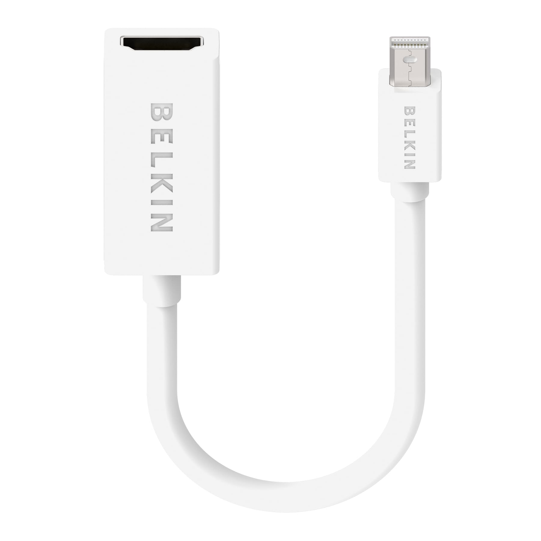 belkin-mini-displayport-hdmi-adattatore-video-bianco-per-conversione-audio-video image 2