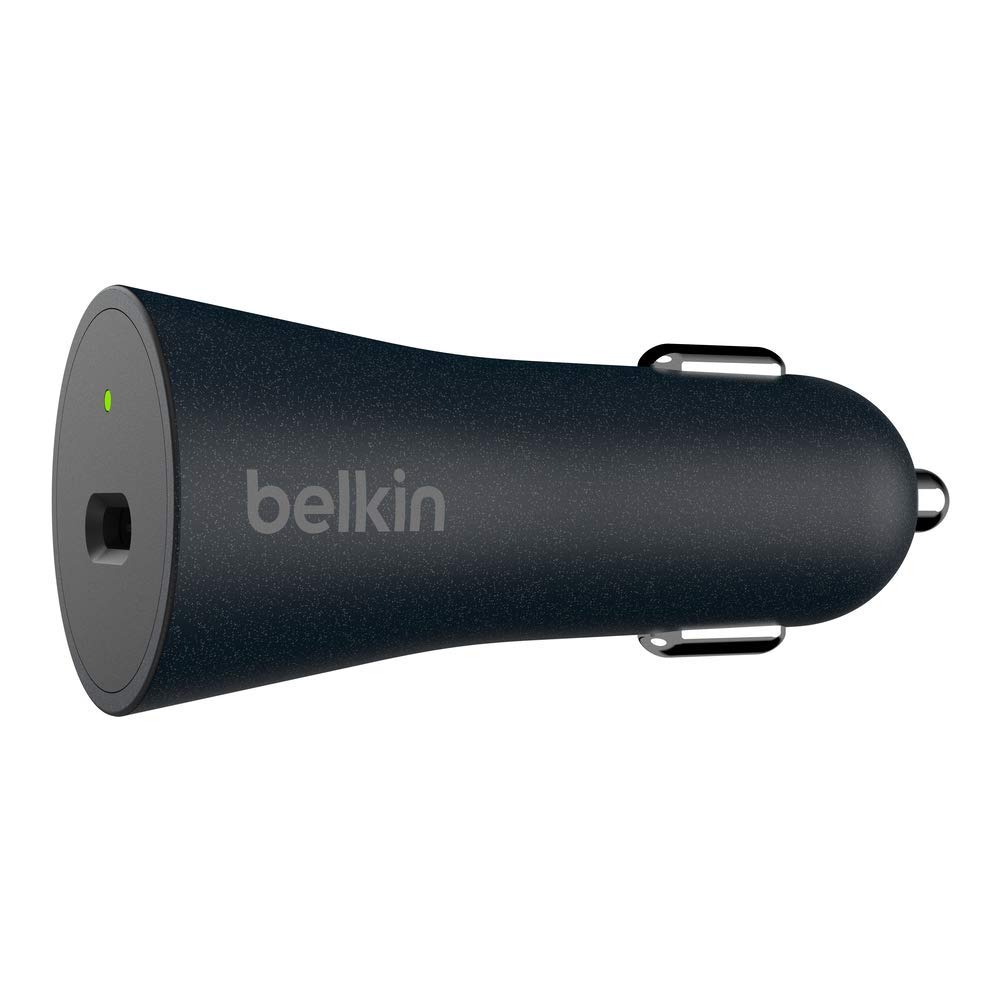 belkin-boost-up-caricatore-auto-27w-quick-charge-4-con-cavo-usb-c-a-usb-c-1-2-m- image 1