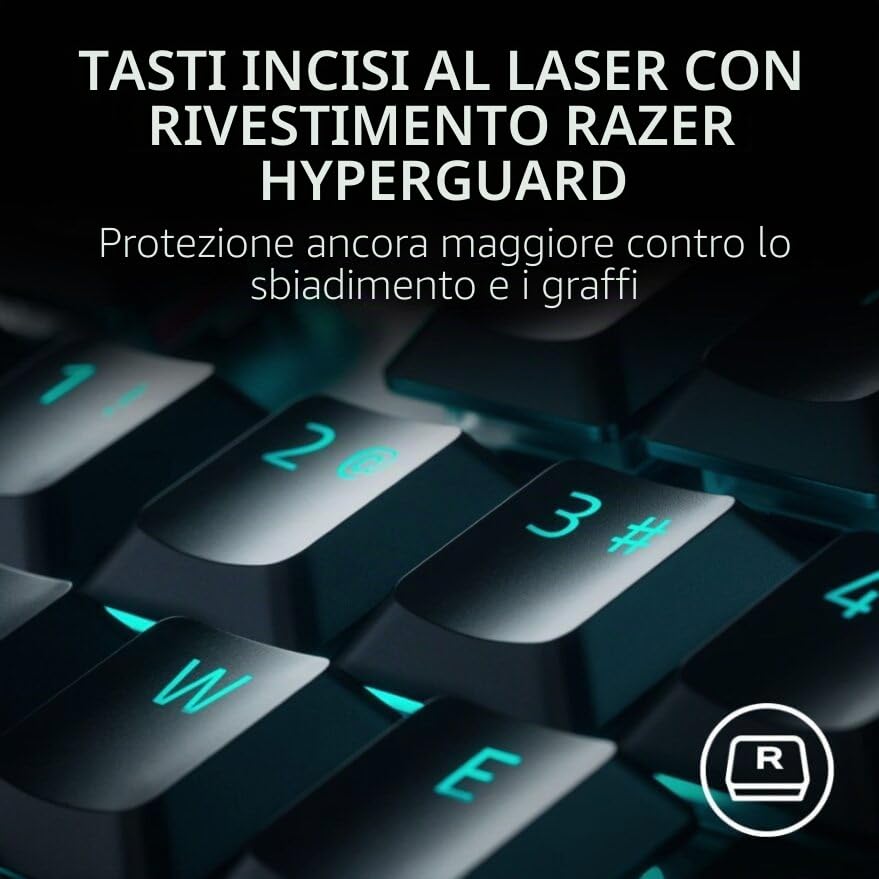 razer-deathstalker-v2-red-switch-tastiera-da-gaming-ottica-a-basso-profilo-wirel image 5