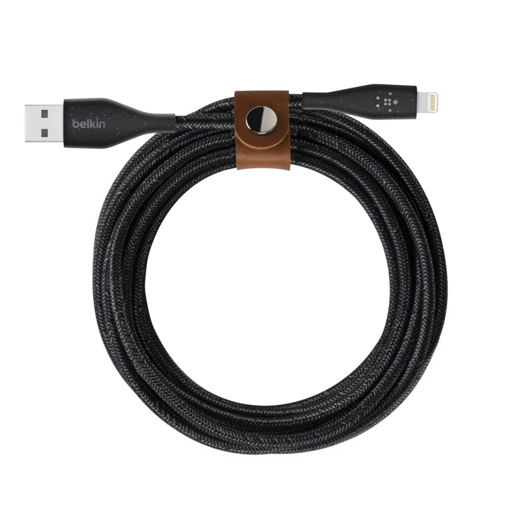 belkin-duratek-plus-cavo-lightning-a-usb-a-con-cinturino-in-pelle-3-m-nero image 4