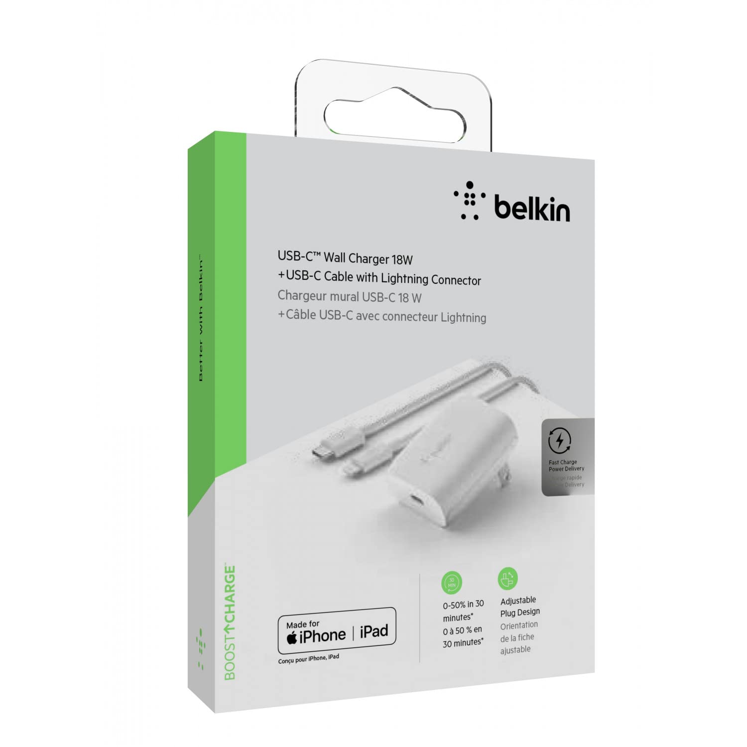 belkin-caricabatteria-da-parete-usb-c-20-w-con-cavo-usb-c-a-lightning-mfi-da-1-2 image 6