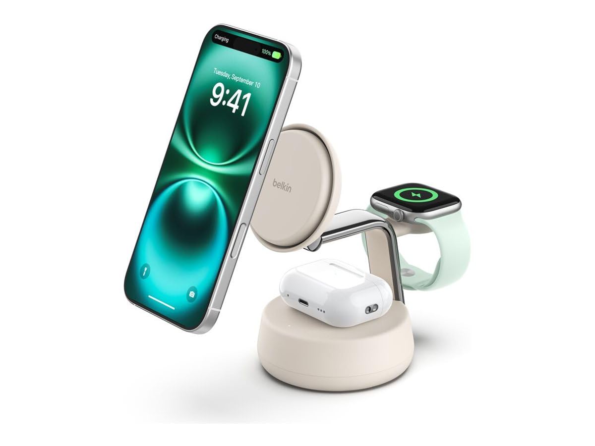 belkin-ultracharge-pro-caricatore-wireless-3-in-1-qi2-25w-compatibile-magsafe-st image 4