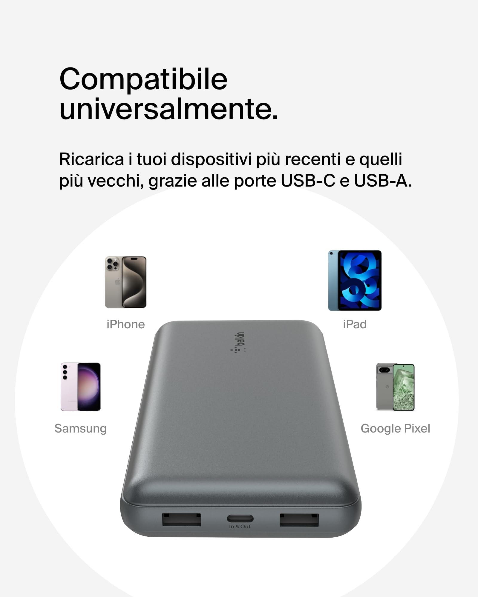 belkin-boostcharge-power-bank-usb-c-20000mah-batteria-portatile-con-3-porte-usb- image 5