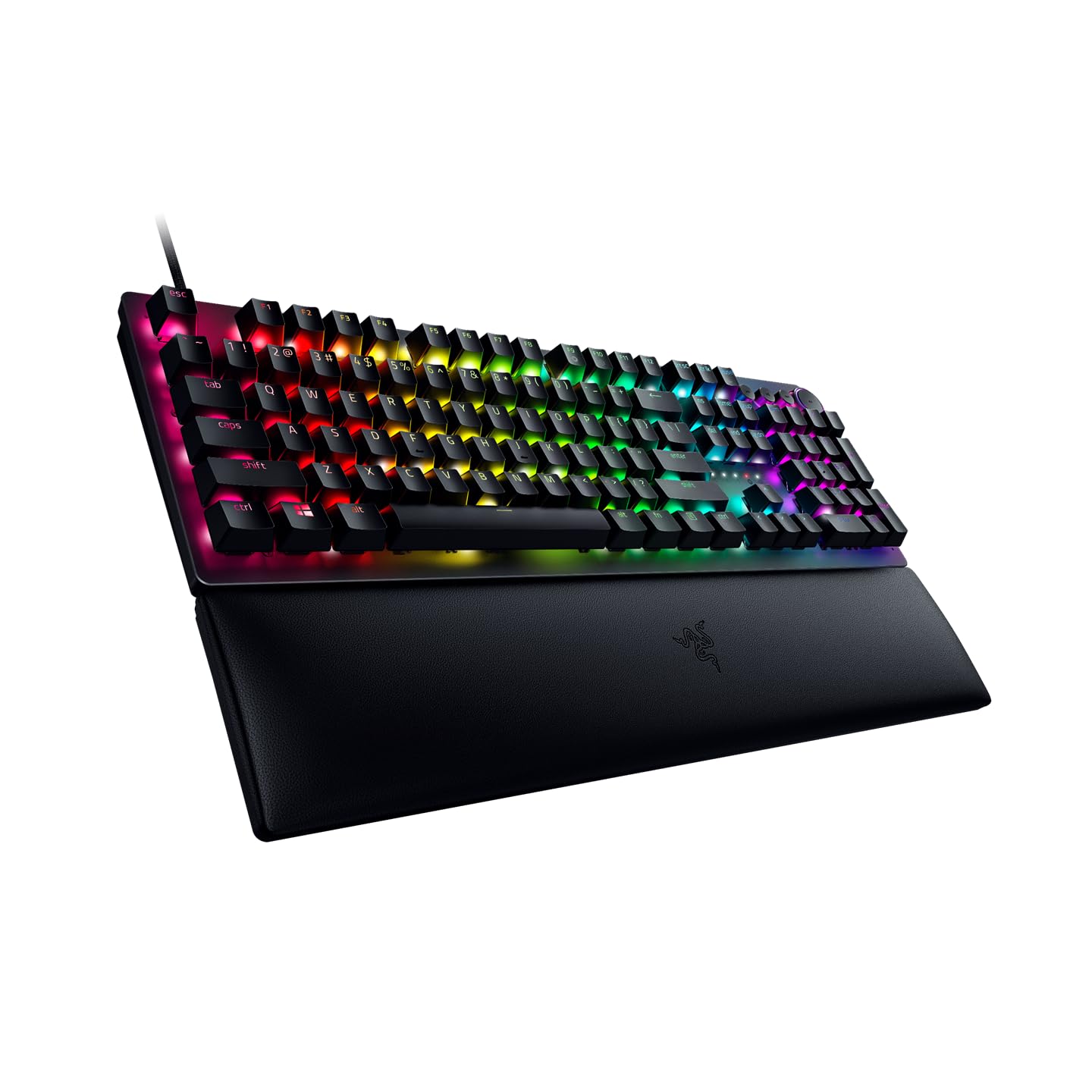 razer-huntsman-v2-interruttori-ottici-viola-clicky-tastiera-gaming-meccanica-ott image 4